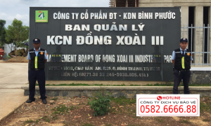 Dịch vụ bảo vệ khu công nghiệp, cụm công nghiệp, khu chế xuất