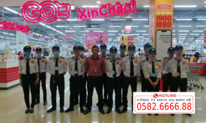 Dịch vụ bảo vệ siêu thị, cửa hàng tiện lợi, bách hoá xanh, …